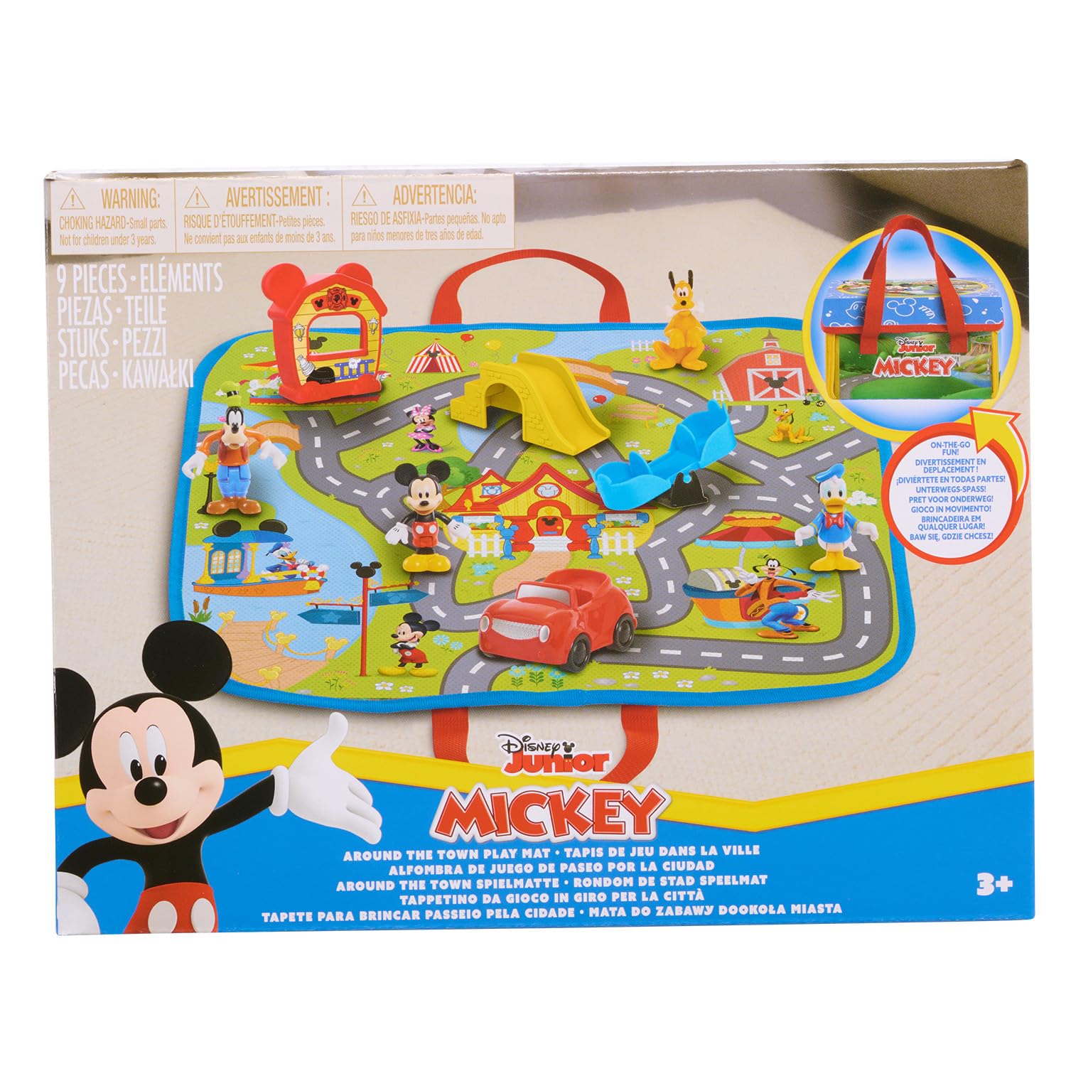 Foto 2 pulgar | Set De Juego Disney Junior Mickey Mouse Around The Town Con Figuras - Venta Internacional.