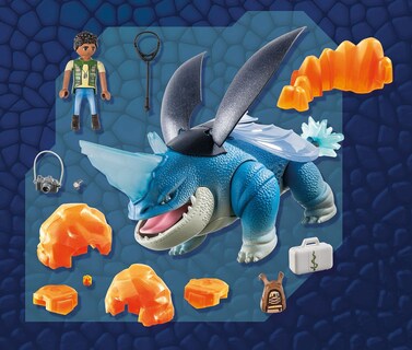 Foto 6 | Playmobil Dragons Nine Realms Plowhorn Y D'angelo - Venta Internacional.