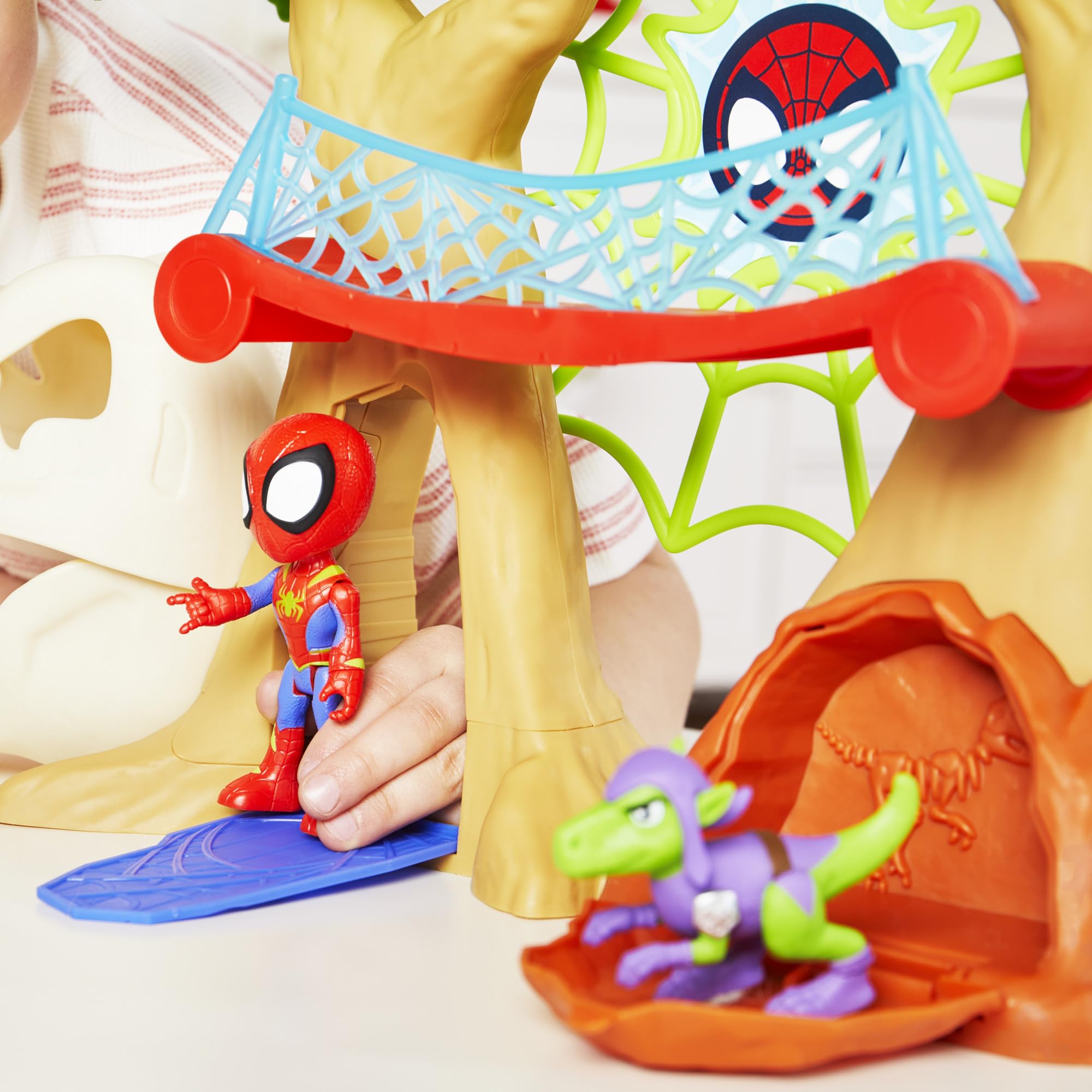Foto 3 | Set De Juego Spidey Y Sus Increíbles Amigos Marvel Dino-webs - Venta Internacional.