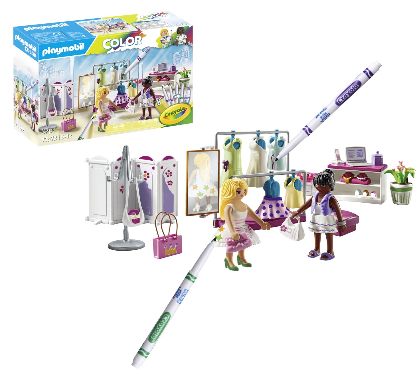 Foto 2 pulgar | Juguete Playmobil Color Backstage Con 82 Piezas Para Niños Mayores De 5 Años - Venta Internacional.