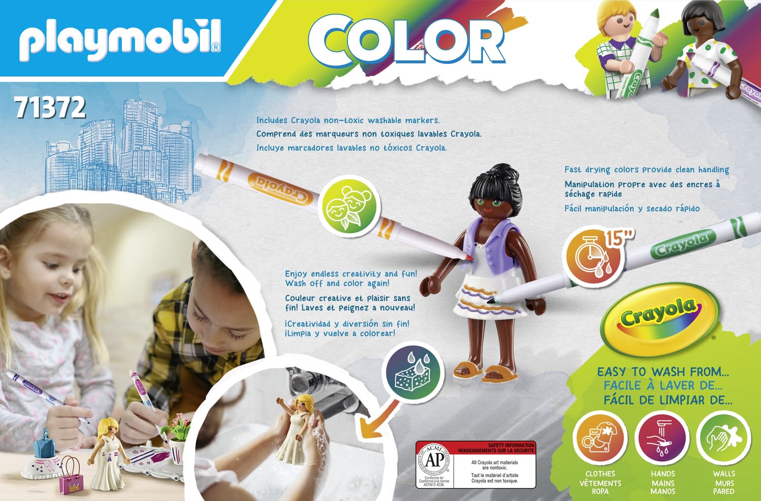 Foto 6 pulgar | Juguete Playmobil Color Backstage Con 82 Piezas Para Niños Mayores De 5 Años - Venta Internacional.
