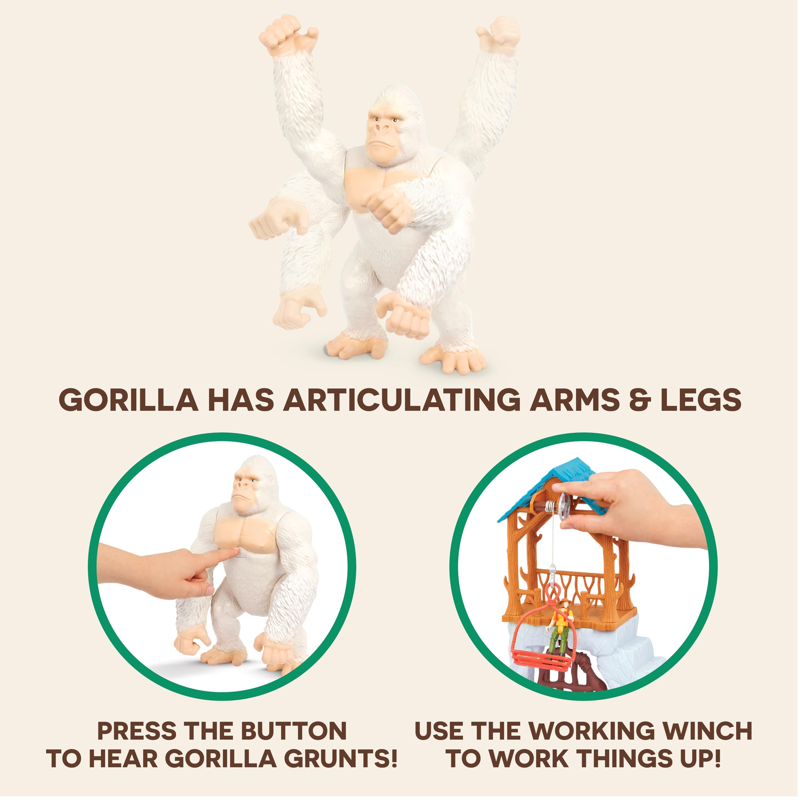 Foto 2 | Playset Terra De Battat Gorilla Expedition Con Juguete Electrónico - Venta Internacional.