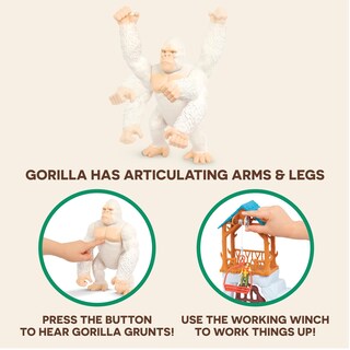 Foto 2 | Playset Terra De Battat Gorilla Expedition Con Juguete Electrónico - Venta Internacional.