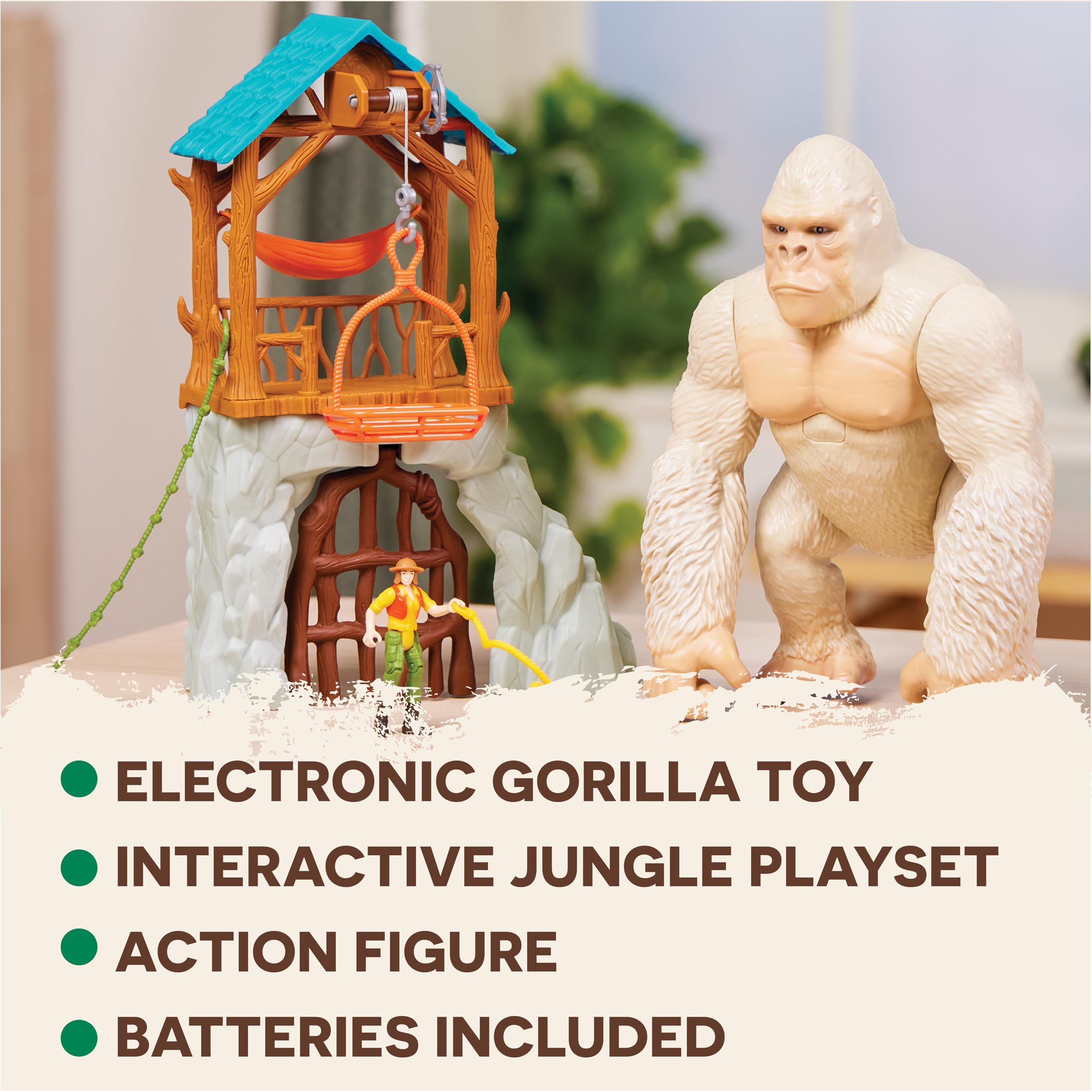 Foto 4 pulgar | Playset Terra De Battat Gorilla Expedition Con Juguete Electrónico - Venta Internacional.