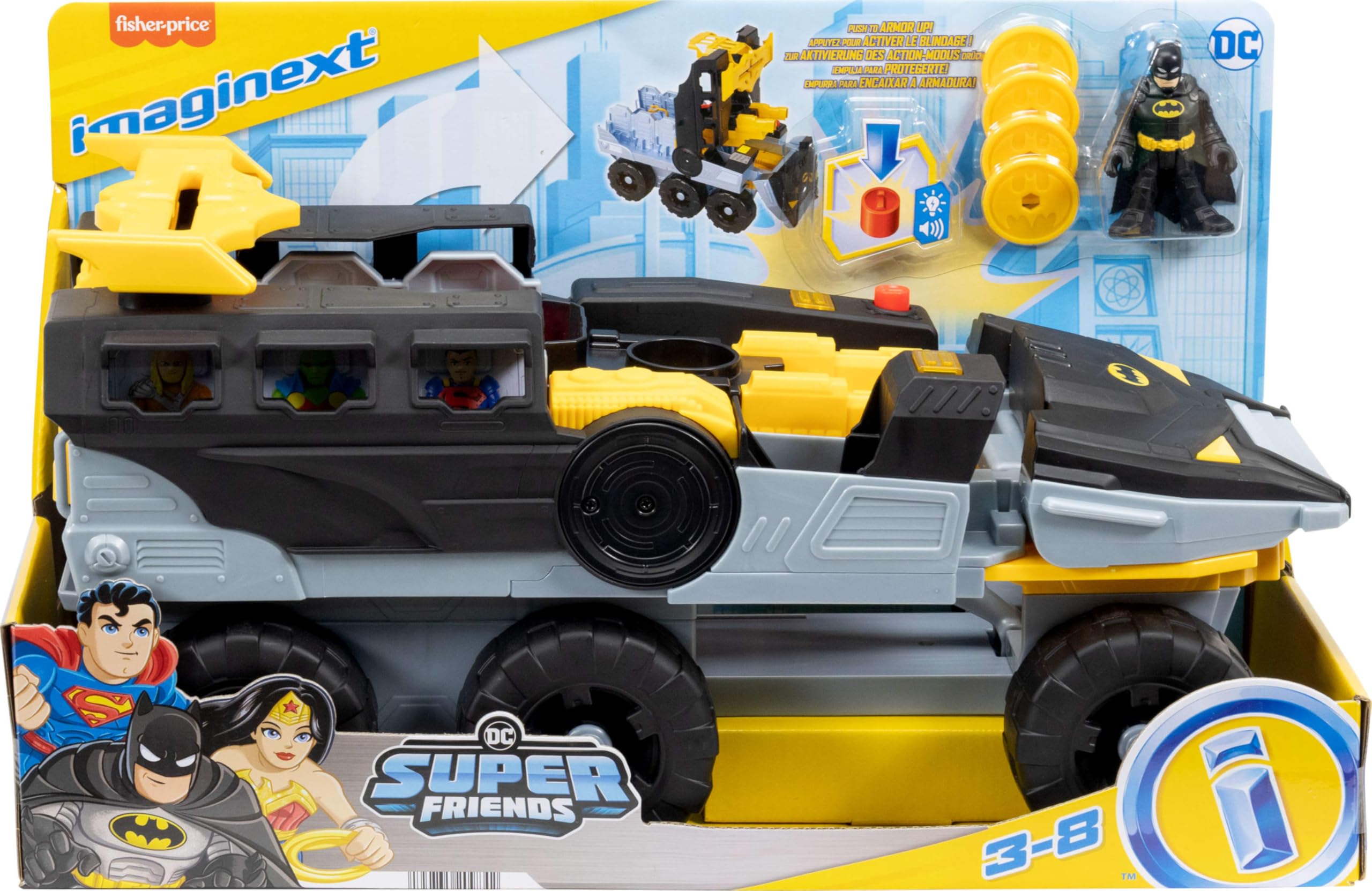 Foto 6 | Toy Fisher-price Imaginext Dc Super Friends Batman Durante Más De 3 Años - Venta Internacional.