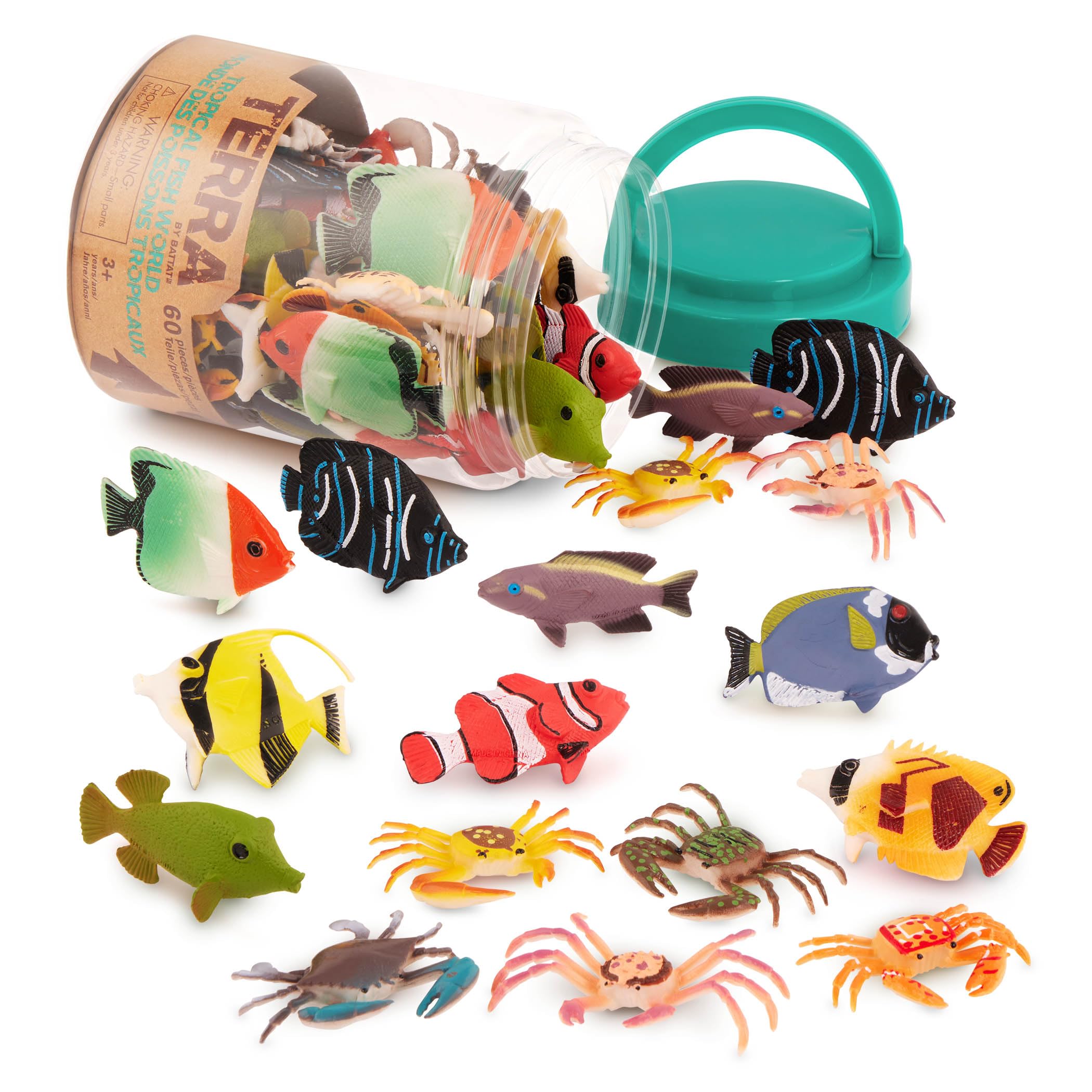 Foto 1 | Toy Tropical Fish & Crabs Terra De Battat Con 60 Minifiguras - Venta Internacional.
