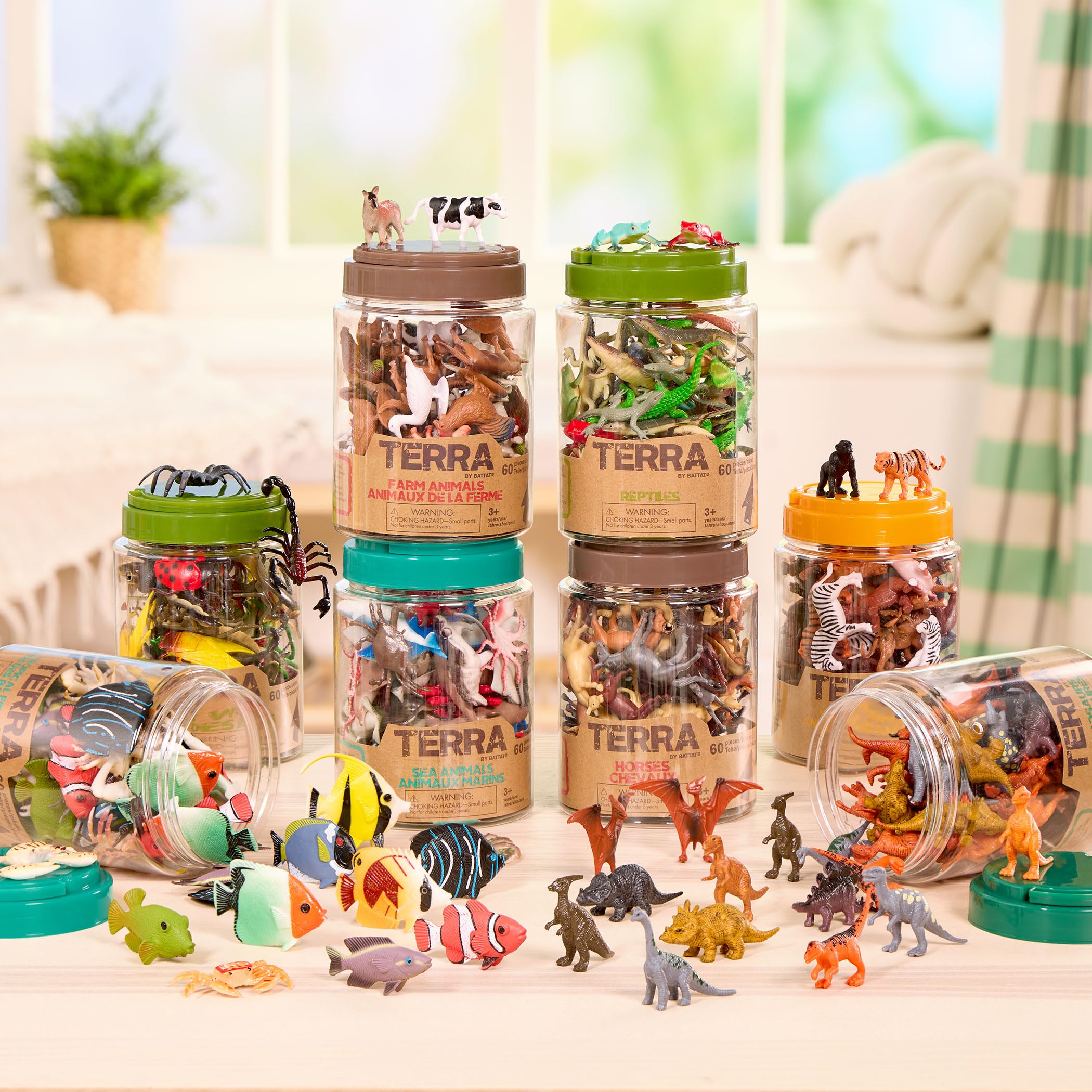Foto 4 | Toy Tropical Fish & Crabs Terra De Battat Con 60 Minifiguras - Venta Internacional.