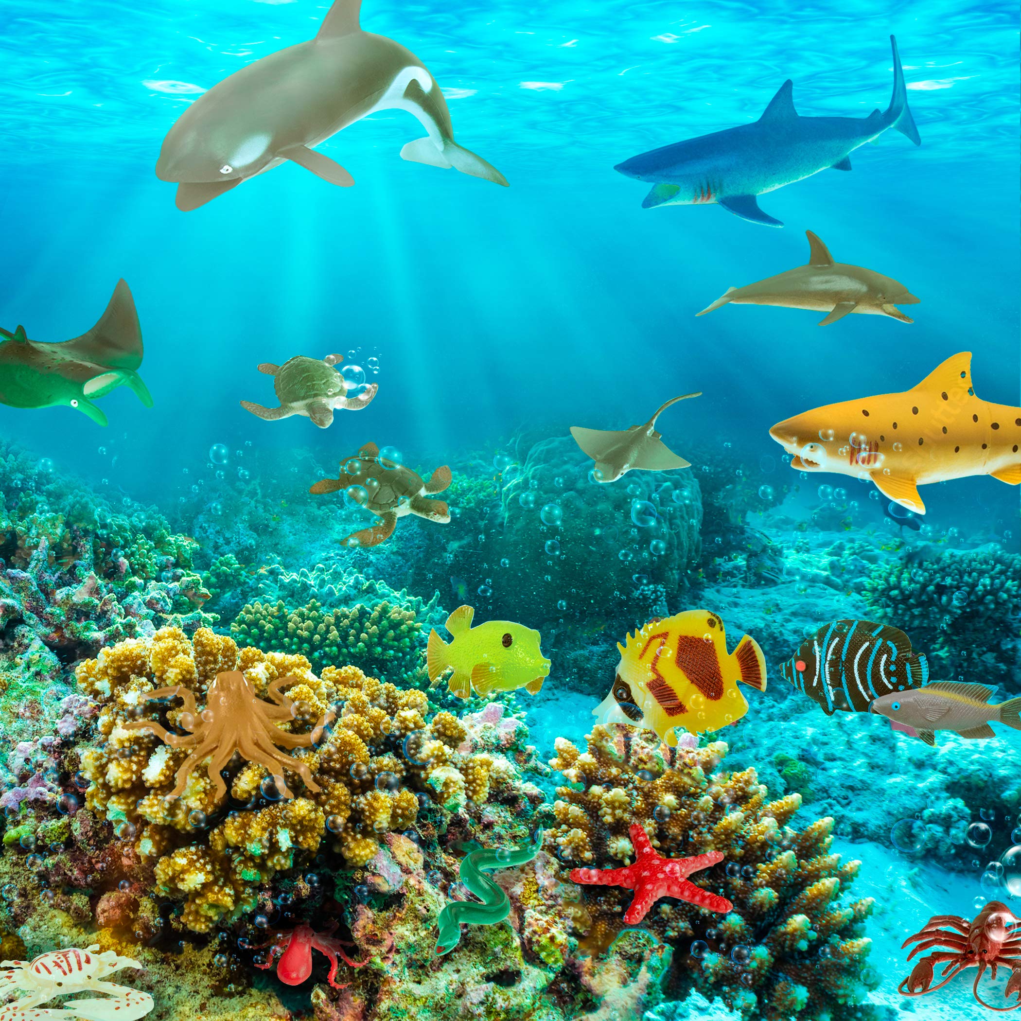 Foto 7 pulgar | Toy Tropical Fish & Crabs Terra De Battat Con 60 Minifiguras - Venta Internacional.