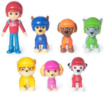 Foto 1 | Paquete De Regalo De Toy Figures Paw Patrol Rescue Wheels Con 7 Figuras - Venta Internacional.