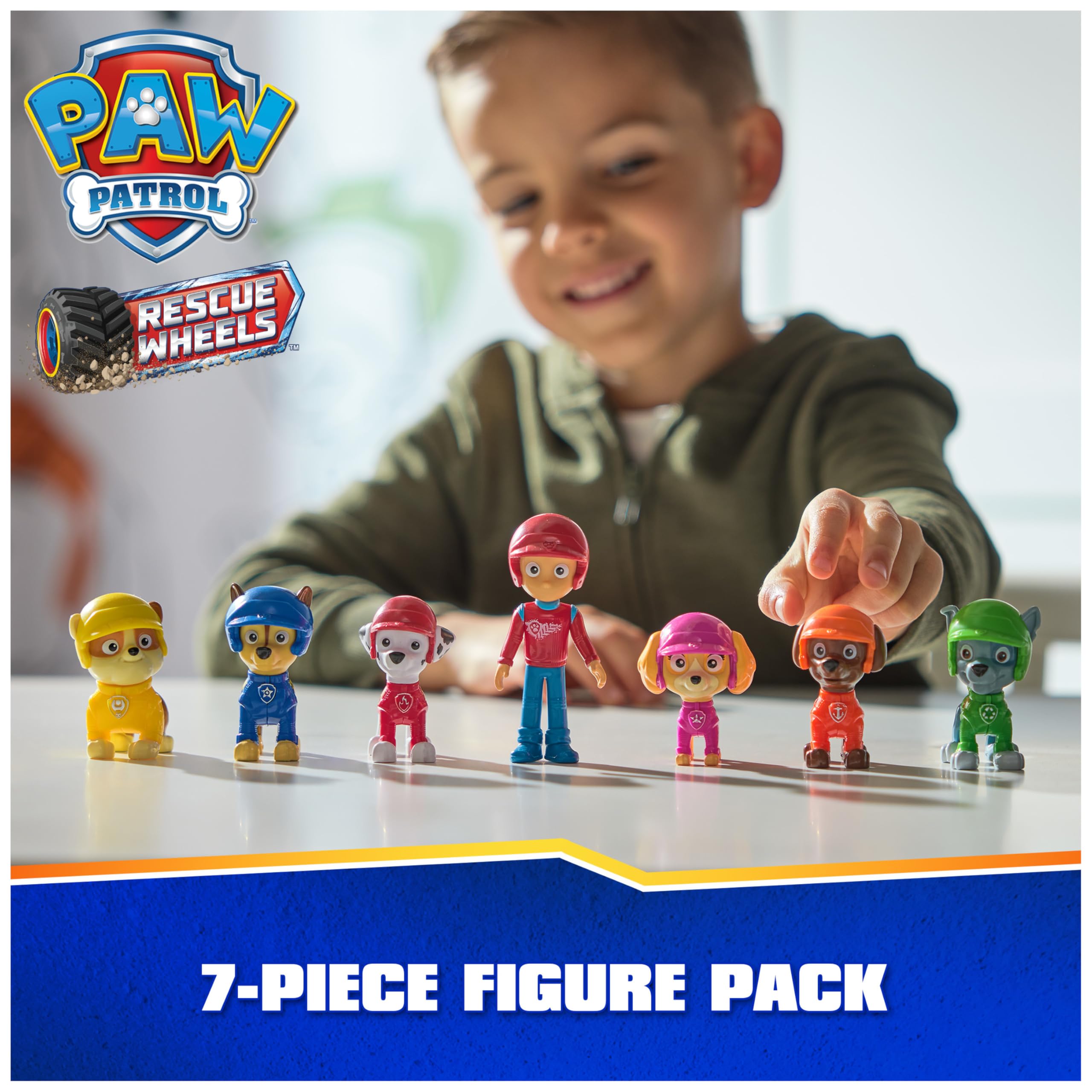 Foto 3 pulgar | Paquete De Regalo De Toy Figures Paw Patrol Rescue Wheels Con 7 Figuras - Venta Internacional.