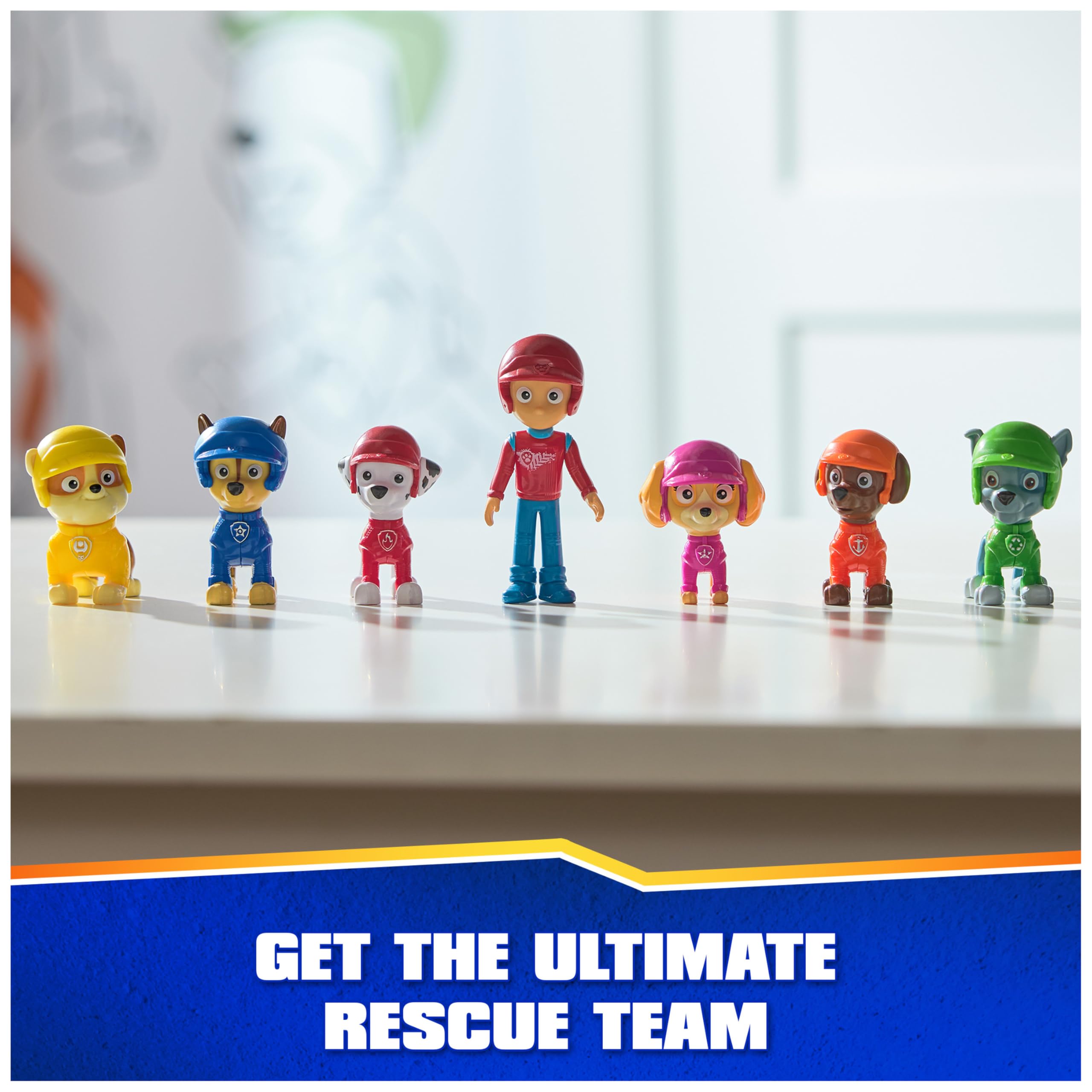 Foto 8 pulgar | Paquete De Regalo De Toy Figures Paw Patrol Rescue Wheels Con 7 Figuras - Venta Internacional.