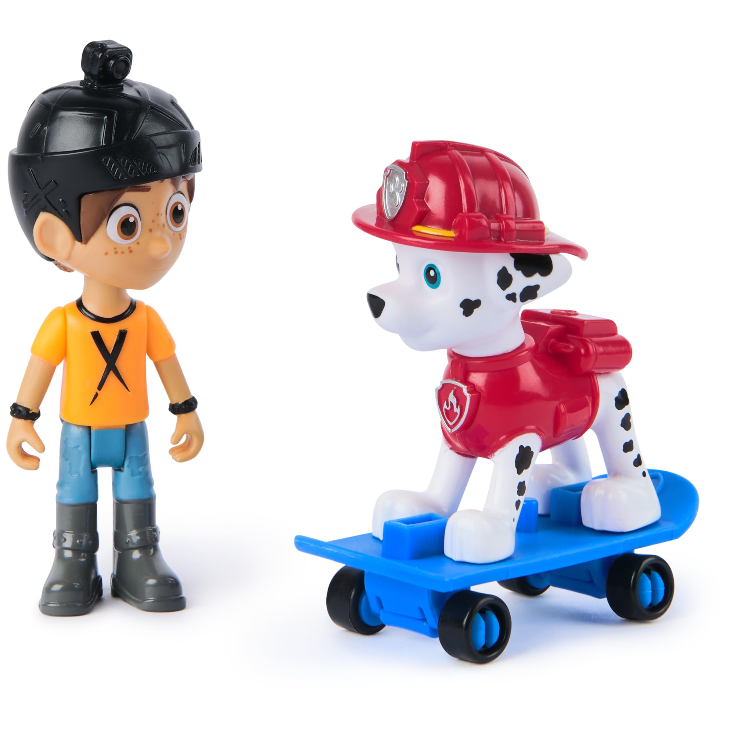 Foto 5 pulgar | Set De Figuras Paw Patrol Marshall & Daring Danny X Con Monopatín - Venta Internacional.