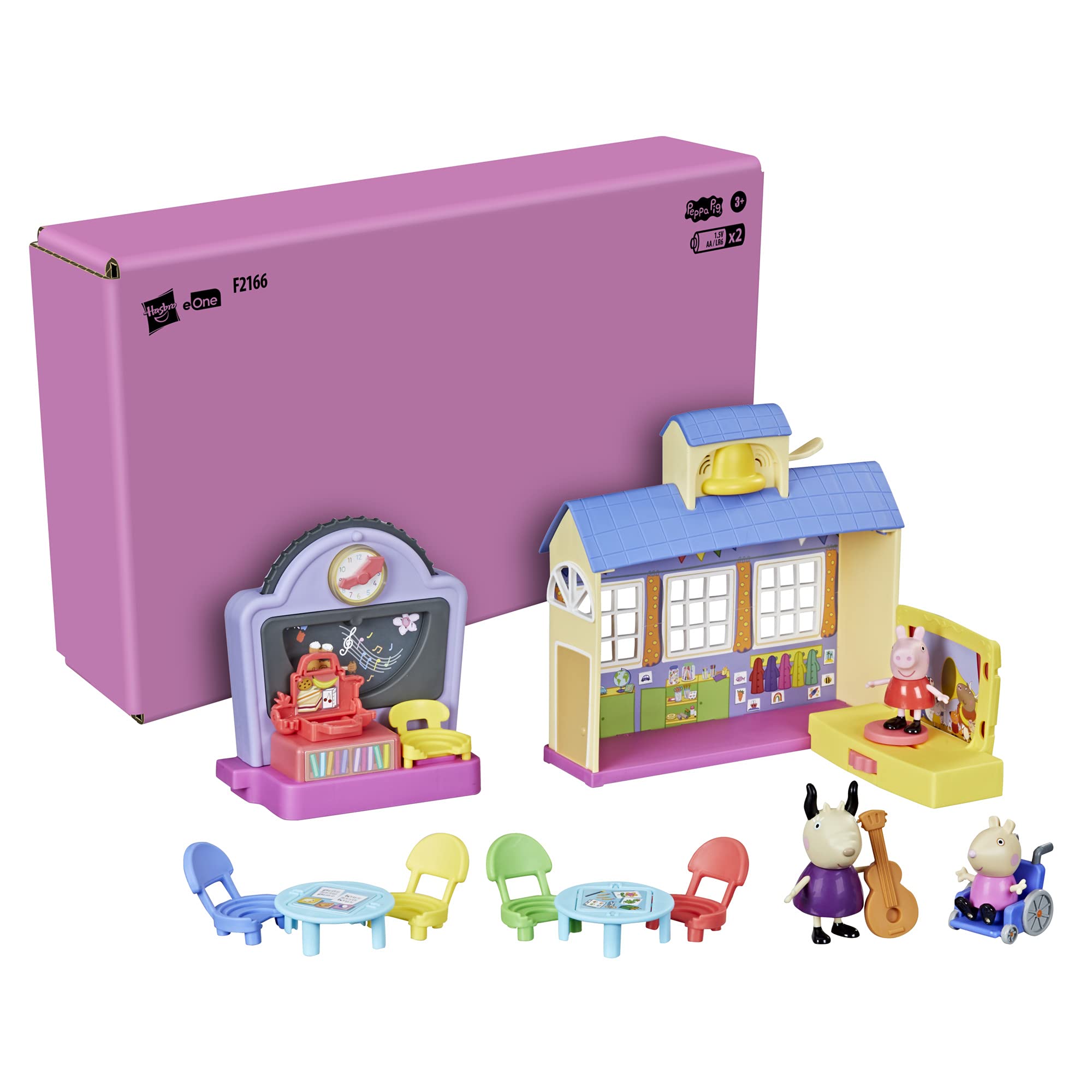 Foto 2 | Juguete Preescolar Peppa Pig Peppa's Adventures School Playgroup - Venta Internacional.