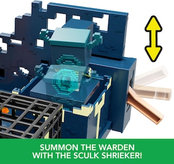 Foto 5 | Set De Juego Mattel Minecraft Minimode Rise Of The Warden Con 2 Minis - Venta Internacional.