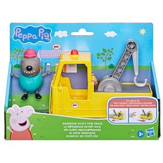 Foto 2 | Set De Grúa Peppa Pig Granddad Dog Para Vehículos De Construcción - Venta Internacional.