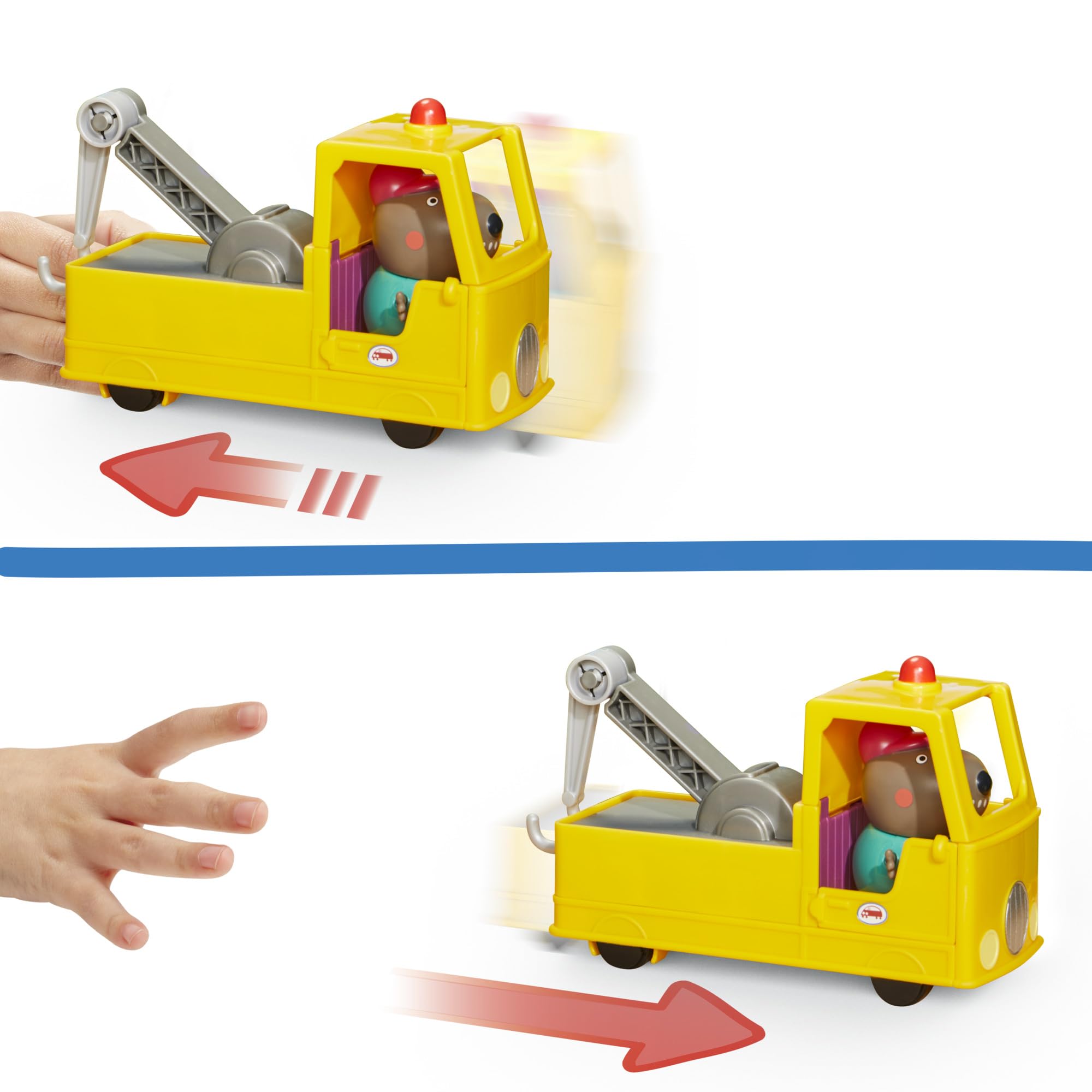 Foto 4 pulgar | Set De Grúa Peppa Pig Granddad Dog Para Vehículos De Construcción - Venta Internacional.
