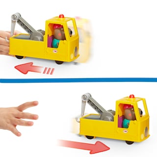 Foto 3 | Set De Grúa Peppa Pig Granddad Dog Para Vehículos De Construcción - Venta Internacional.