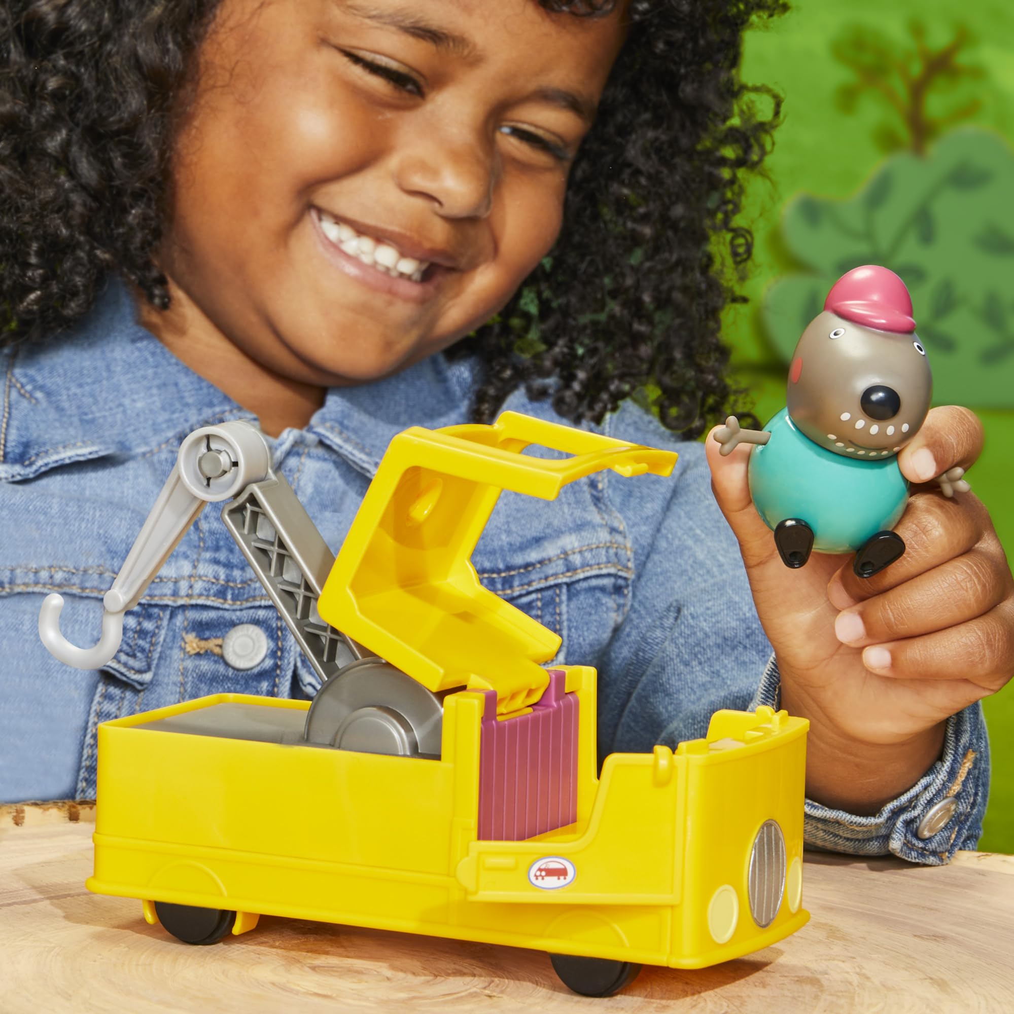 Foto 5 pulgar | Set De Grúa Peppa Pig Granddad Dog Para Vehículos De Construcción - Venta Internacional.