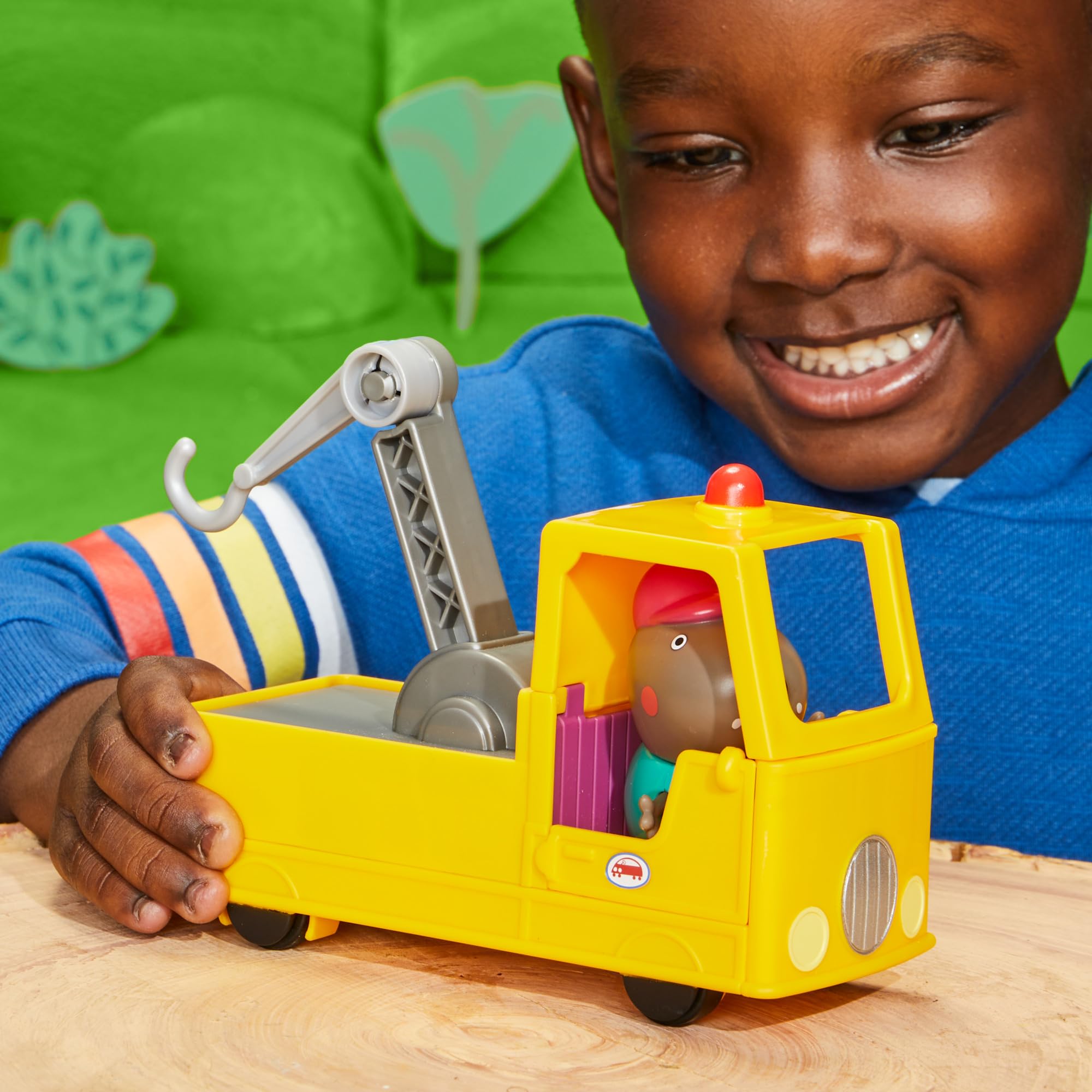 Foto 6 pulgar | Set De Grúa Peppa Pig Granddad Dog Para Vehículos De Construcción - Venta Internacional.