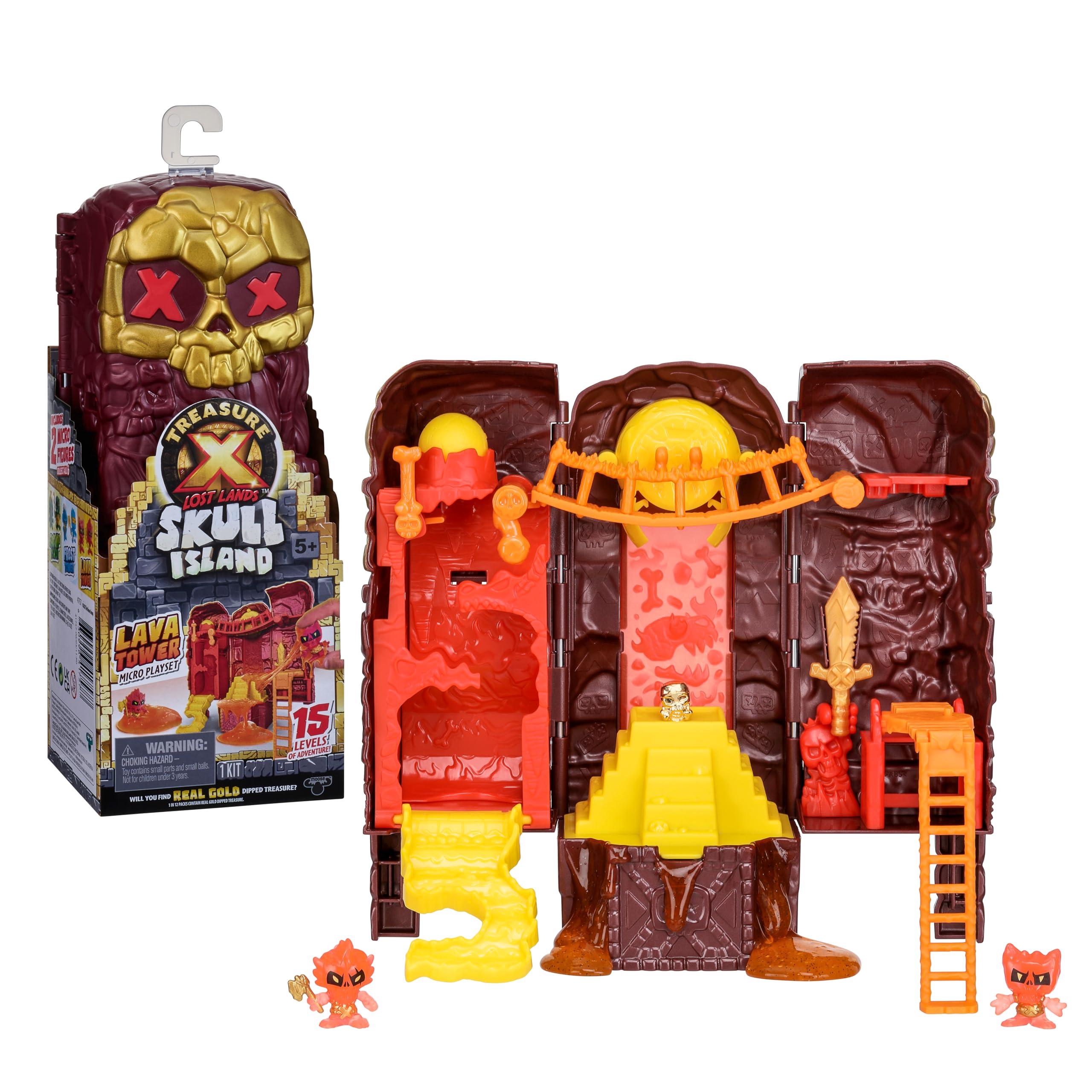 Foto 2 pulgar | Set De Juego Treasure X Lost Lands Skull Island Lava Tower - Venta Internacional.