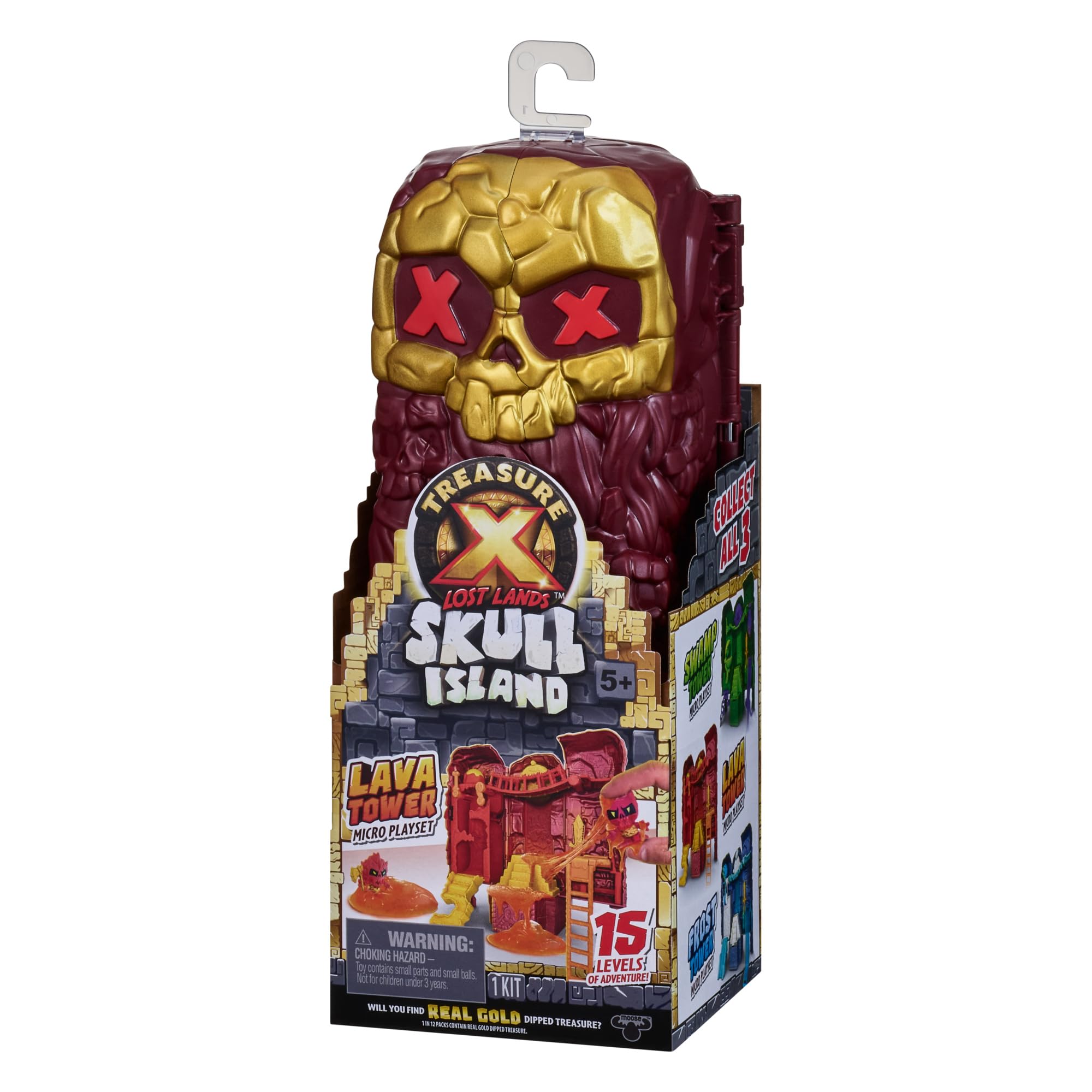 Foto 5 pulgar | Set De Juego Treasure X Lost Lands Skull Island Lava Tower - Venta Internacional.