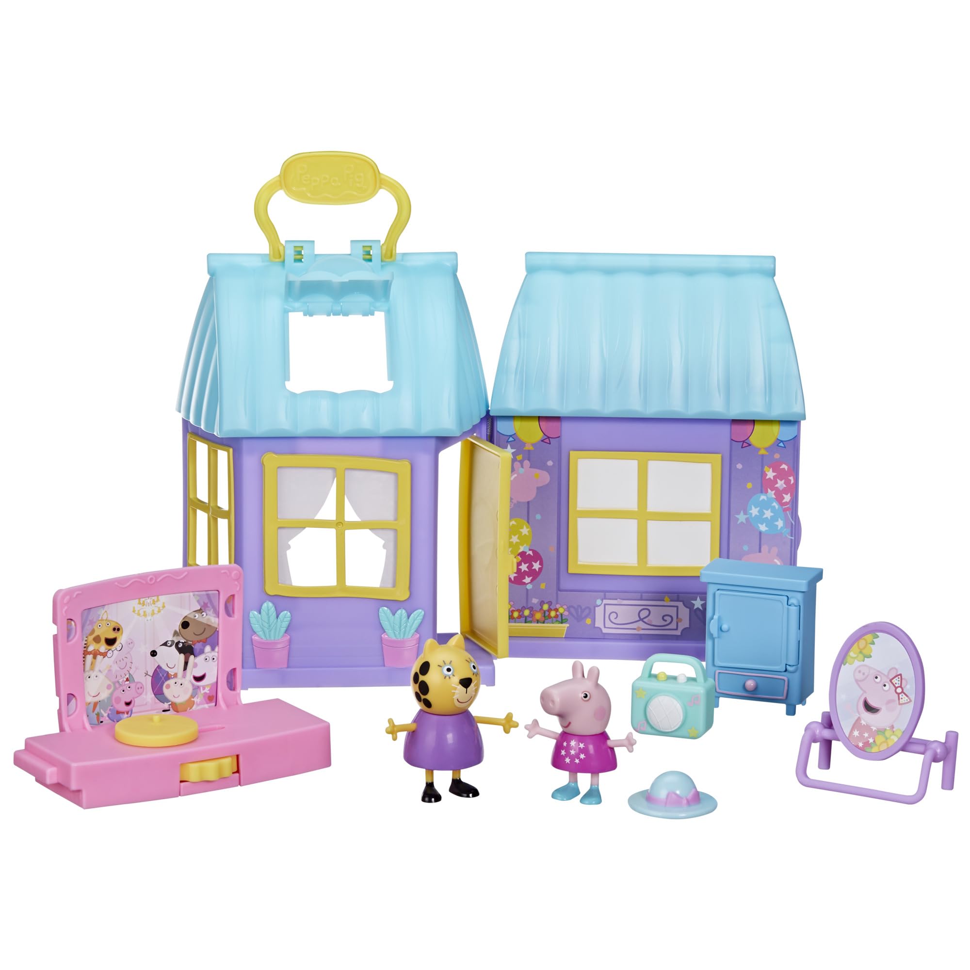 Playset Peppa Pig Peppa s Dance Party Con Casa 2 Figuras 6 Unidades Venta Internacional. Coppel