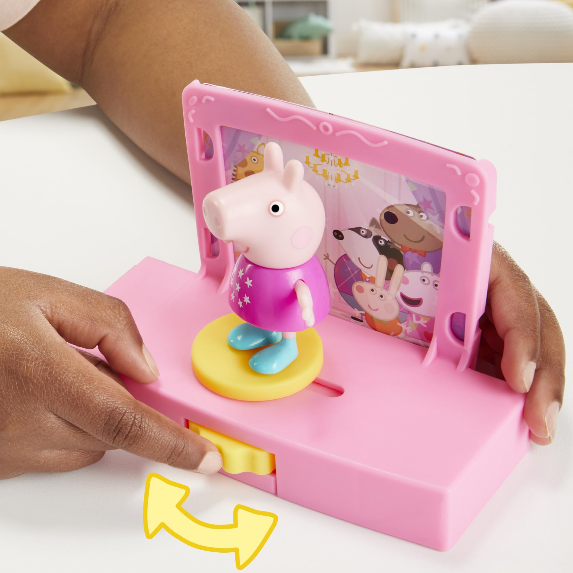 Foto 5 pulgar | Playset Peppa Pig Peppa's Dance Party Con Casa, 2 Figuras, 6 Unidades - Venta Internacional.