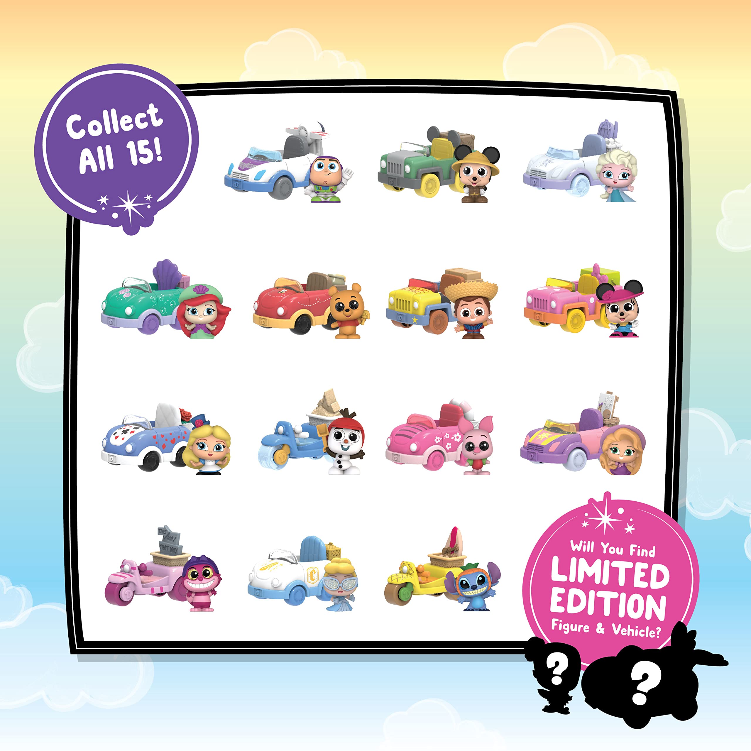 Foto 5 pulgar | Vehículos Let's Go De Toy Disney Doorables, Paquete De 2 Unidades, Serie 1, Niños Mayores De 5 Años - Venta Interna