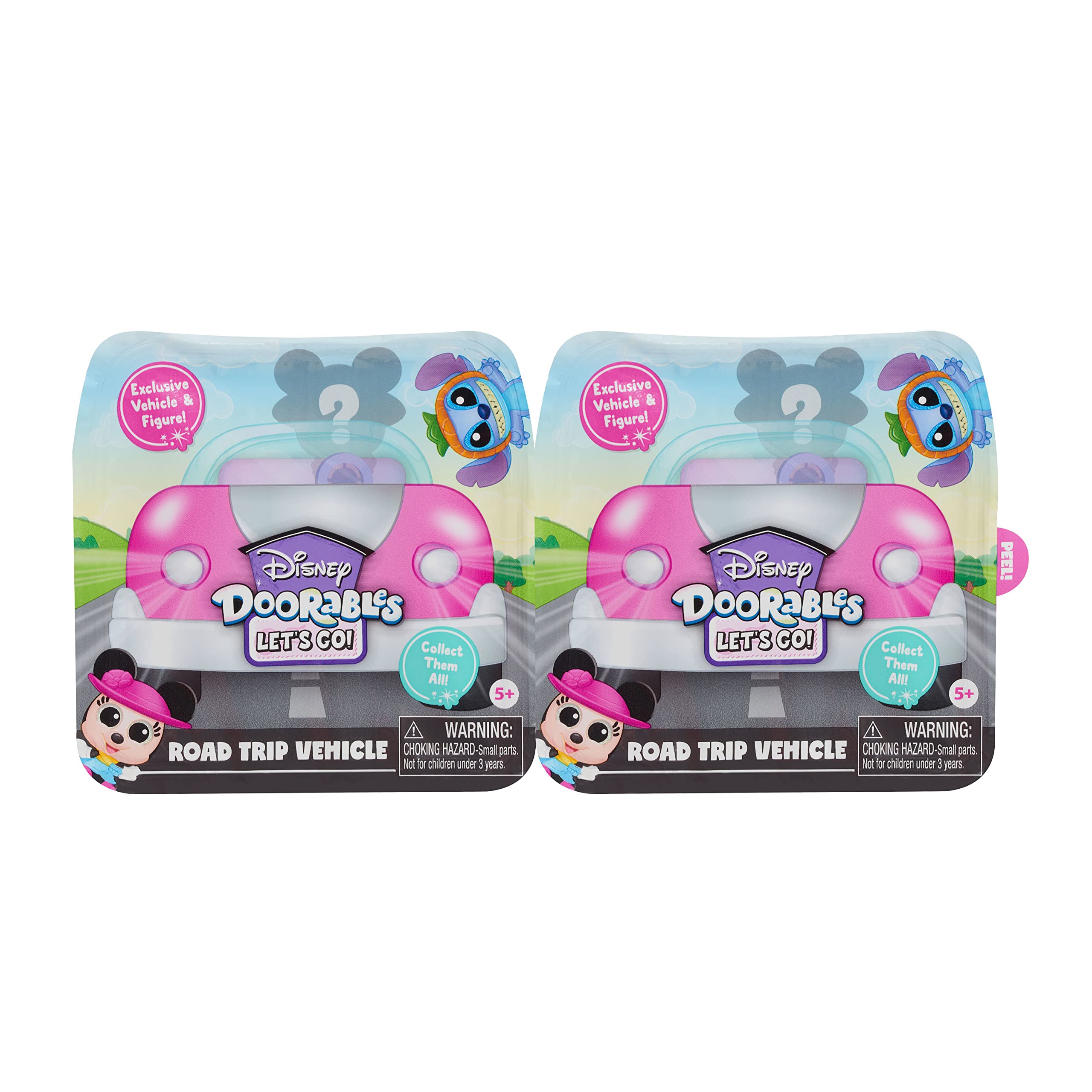 Foto 7 pulgar | Vehículos Let's Go De Toy Disney Doorables, Paquete De 2 Unidades, Serie 1, Niños Mayores De 5 Años - Venta Interna