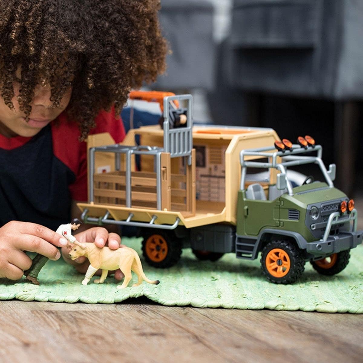 Foto 5 | Set De Juego Para Camiones De Juguete De Rescate De Animales Schleich Wild Life, 45 Piezas - Venta Internacional.