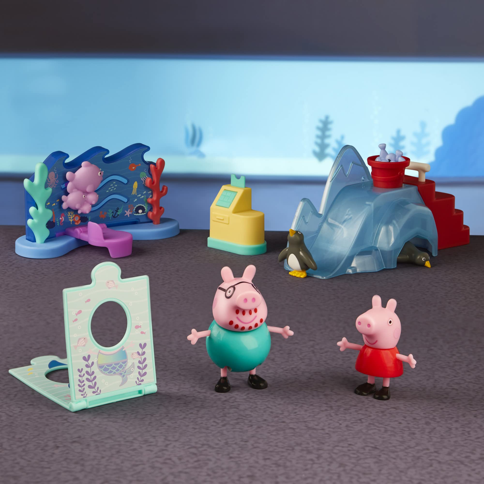 Foto 3 pulgar | Set De Juego Peppa Pig Peppa's Aquarium Adventure Con 4 Figuras - Venta Internacional.