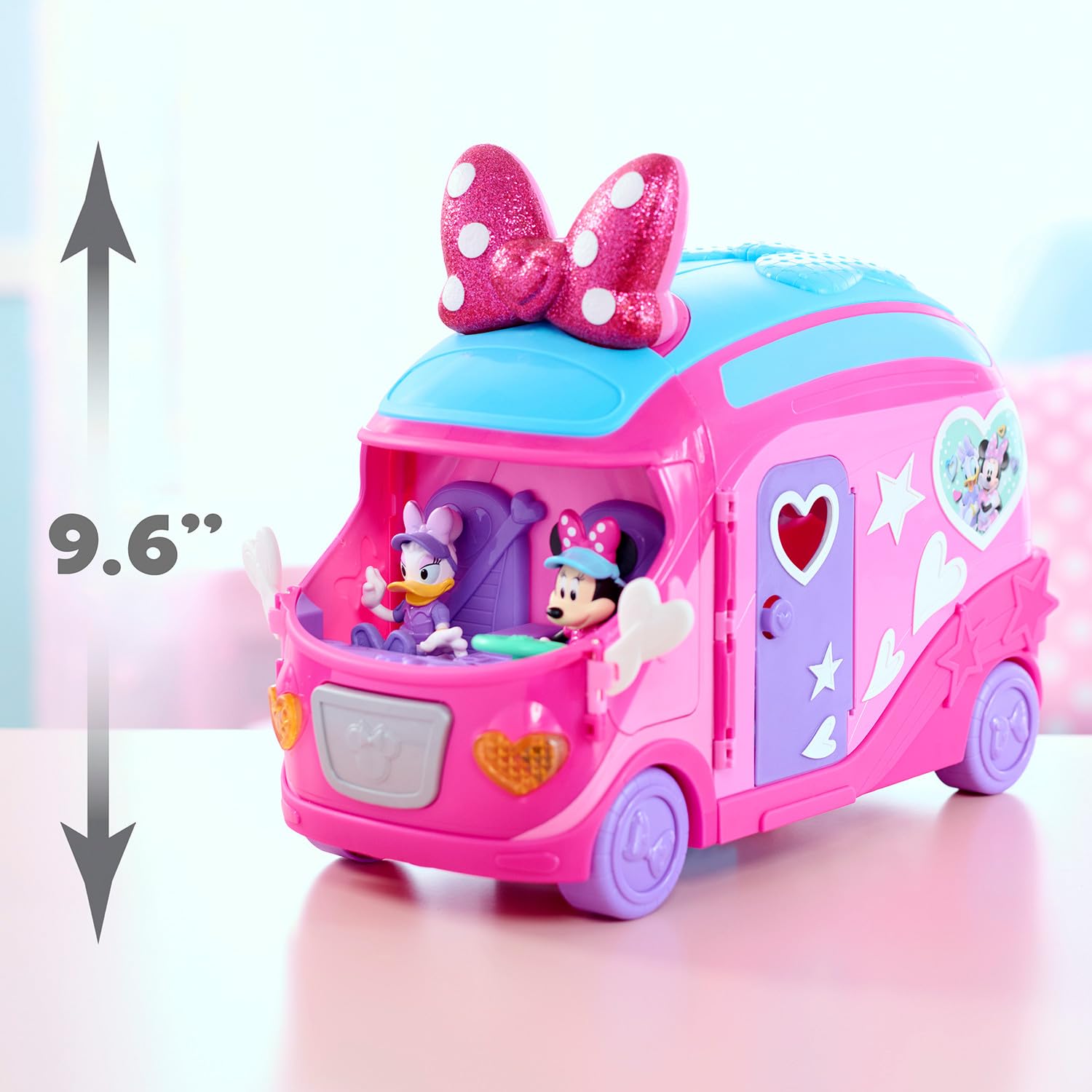 Foto 5 pulgar | Playset Disney Junior Minnie Mouse Bows-a-glow Glamper Con Figuras - Venta Internacional.