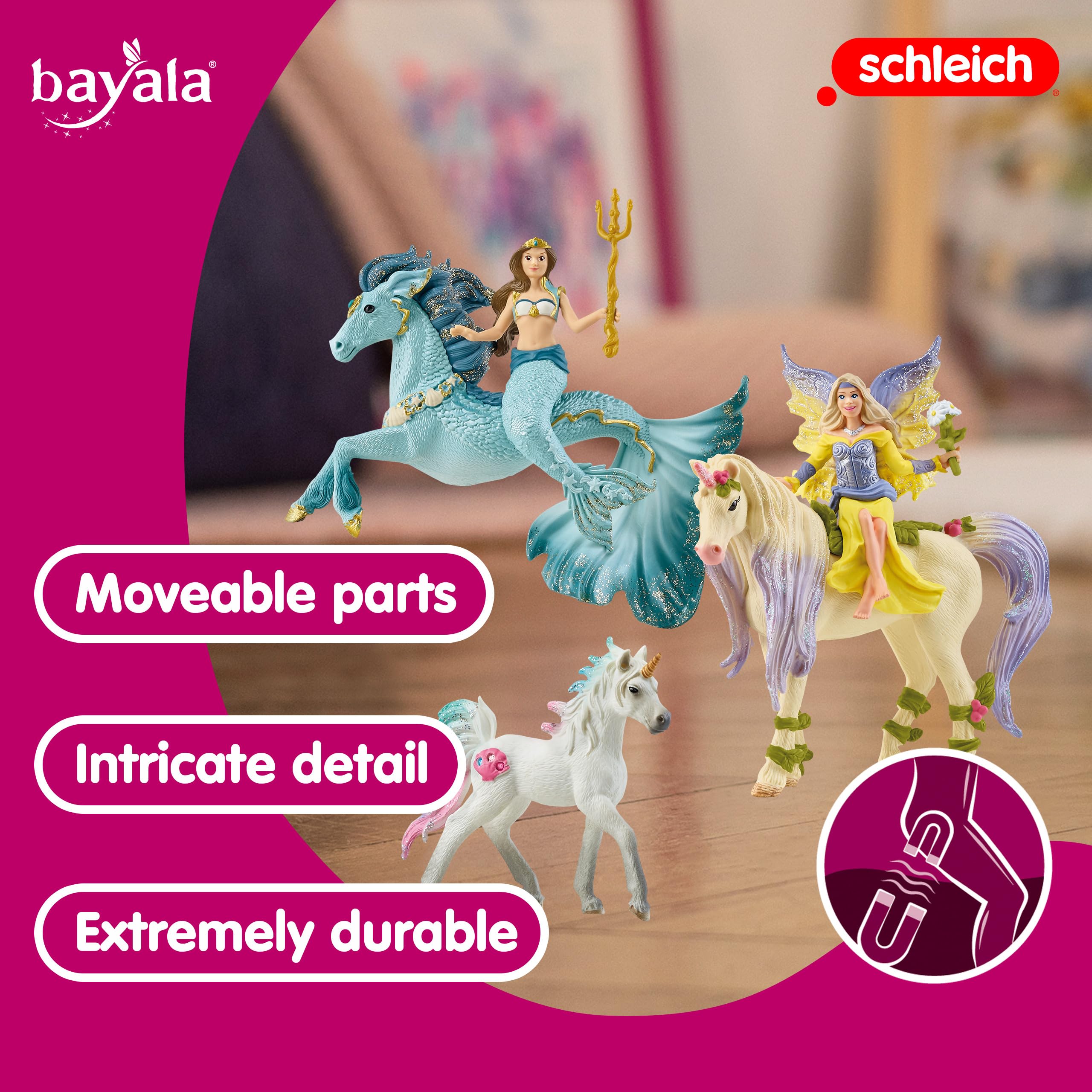 Foto 4 pulgar | Juego De Juguetes Schleich Bayala Starter Fairy Feya Mermaid, 5 Piezas - Venta Internacional.