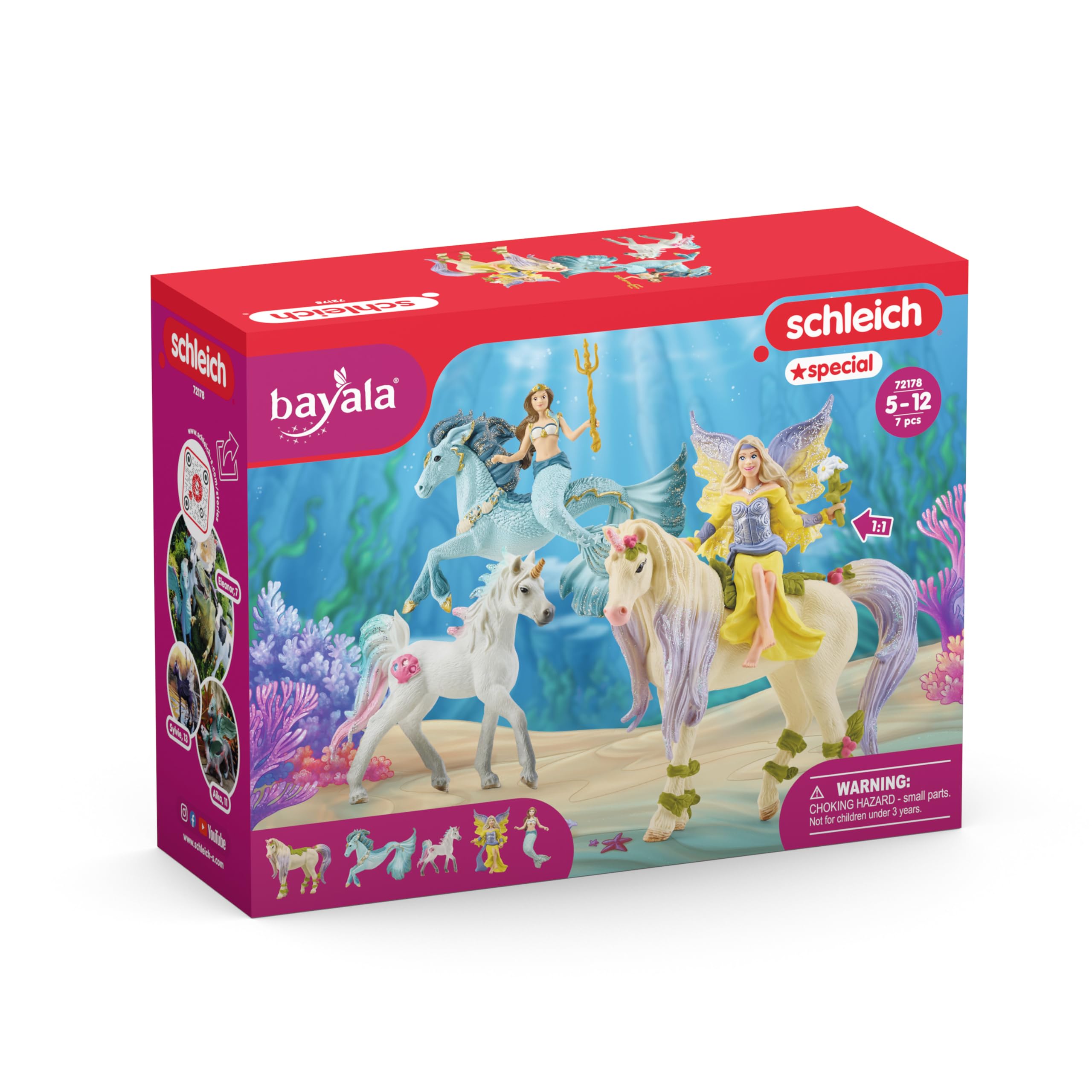 Foto 8 pulgar | Juego De Juguetes Schleich Bayala Starter Fairy Feya Mermaid, 5 Piezas - Venta Internacional.