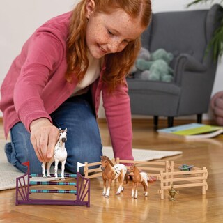 Foto 2 | Set De Juguetes Schleich Horse Club Lisa's Tournament Training, 17 Piezas - Venta Internacional.