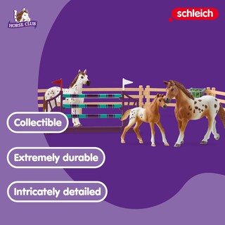 Foto 3 | Set De Juguetes Schleich Horse Club Lisa's Tournament Training, 17 Piezas - Venta Internacional.