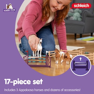 Foto 4 | Set De Juguetes Schleich Horse Club Lisa's Tournament Training, 17 Piezas - Venta Internacional.