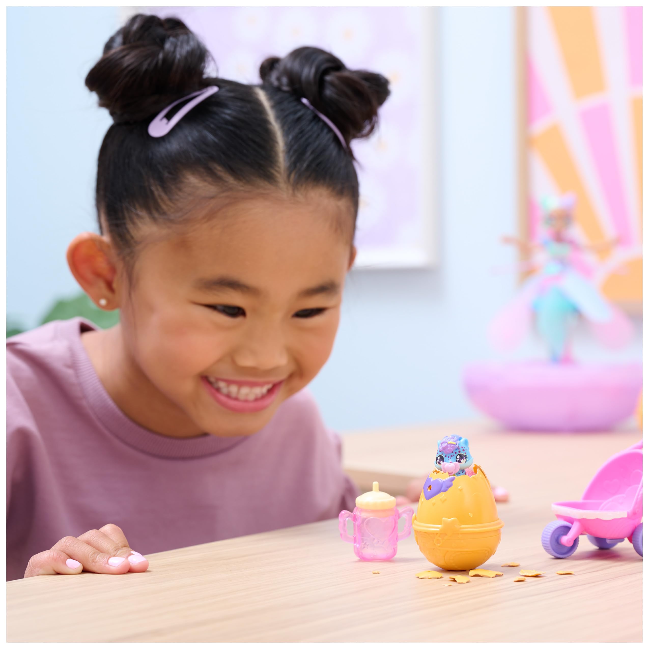 Foto 4 pulgar | Playset Hatchimals Alive Hatch N' Stroll Con Cochecito De Juguete 3+ - Venta Internacional.