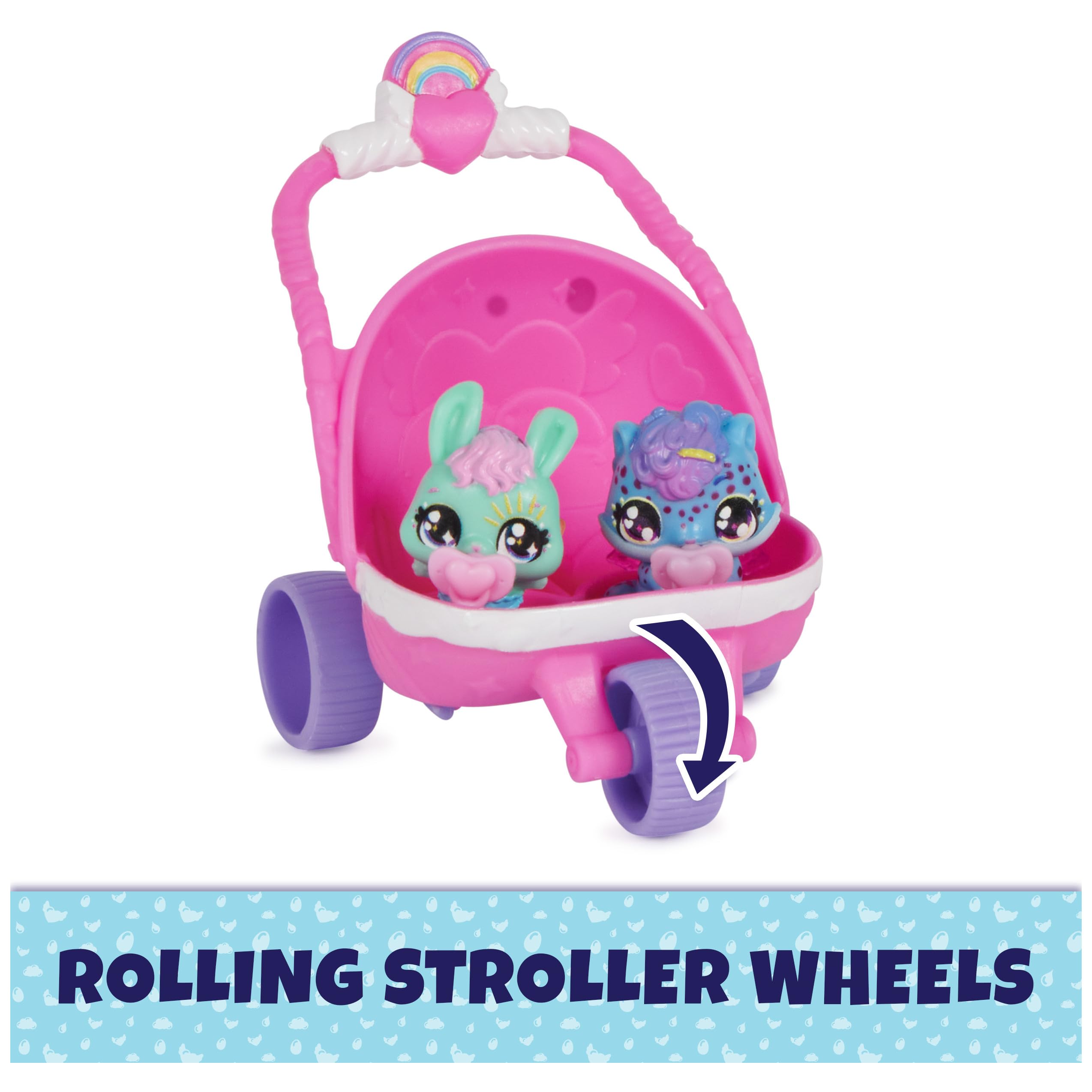 Foto 5 pulgar | Playset Hatchimals Alive Hatch N' Stroll Con Cochecito De Juguete 3+ - Venta Internacional.