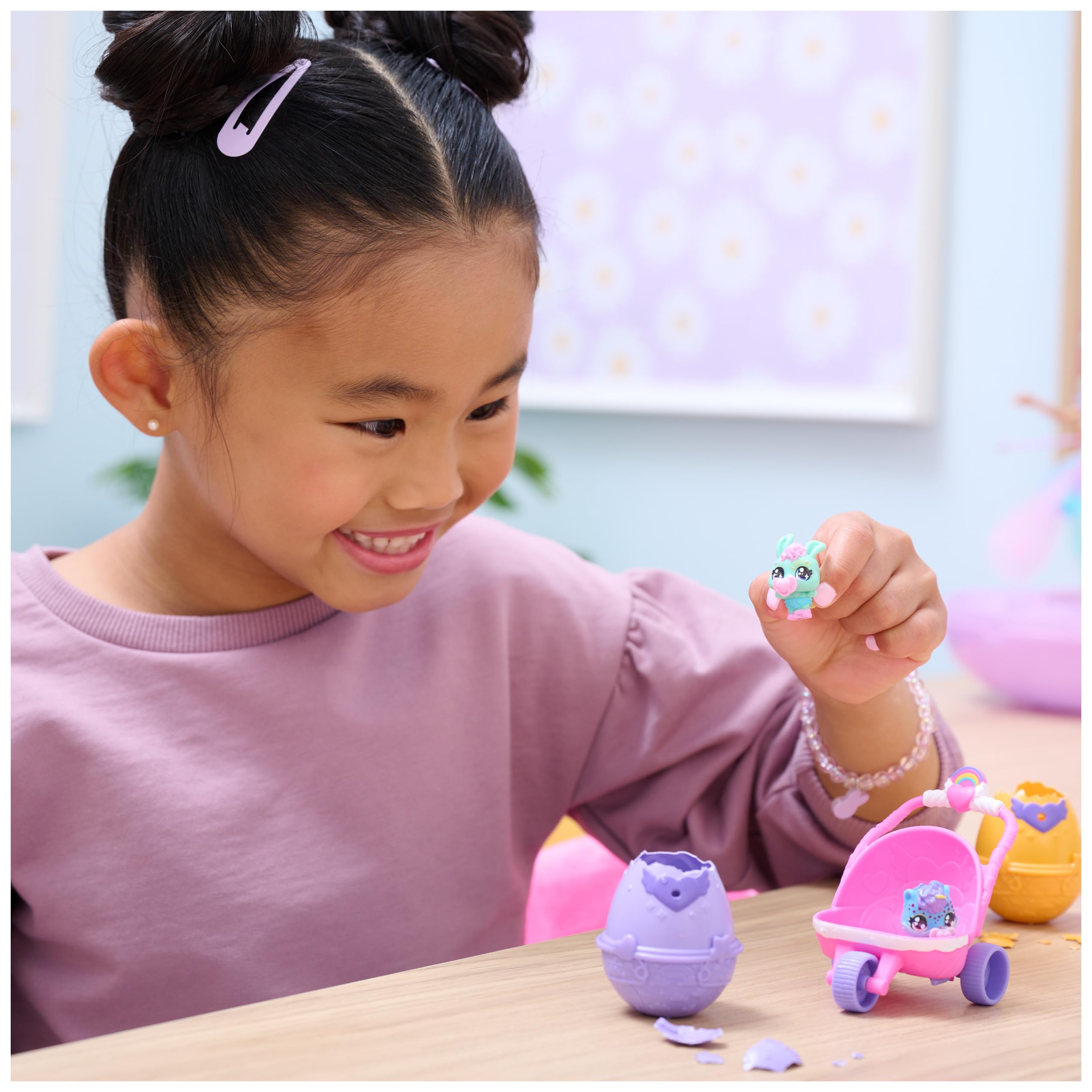 Foto 6 pulgar | Playset Hatchimals Alive Hatch N' Stroll Con Cochecito De Juguete 3+ - Venta Internacional.