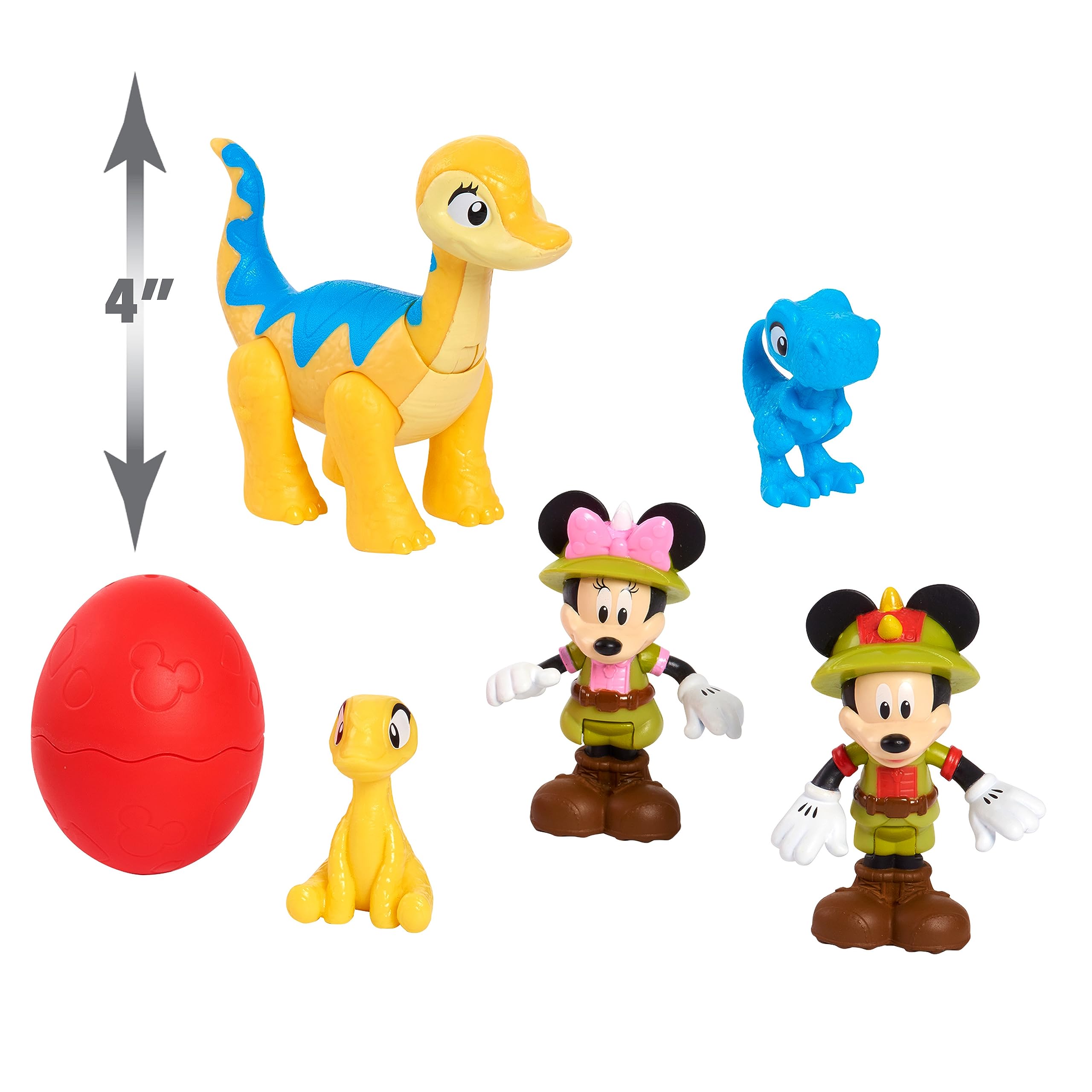 Foto 4 | Set De Figuras Just Play Disney Junior Mickey Mouse Funhouse Dino Pals De 7 Piezas - Venta Internacional.