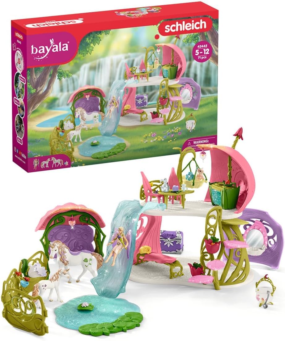 Flor Brillante De Dollhouse Schleich Bayala Con Hada Unicornio - Venta Internacional.