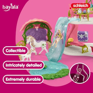 Foto 3 | Flor Brillante De Dollhouse Schleich Bayala Con Hada Unicornio - Venta Internacional.
