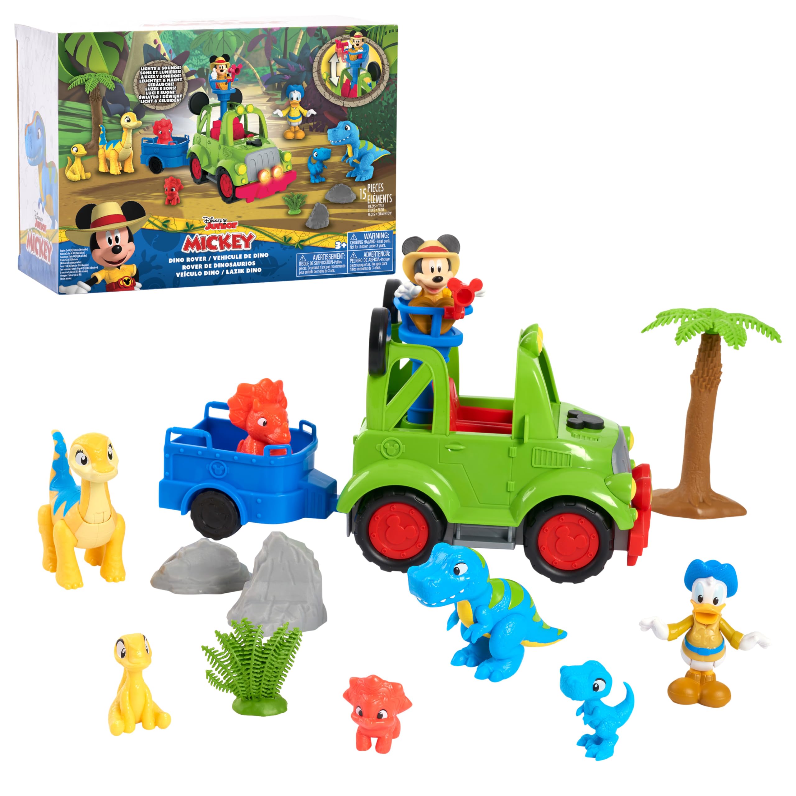 Foto 2 pulgar | Set De Juego Just Play Mickey Disney Junior Mouse Funhouse Dino - Venta Internacional.