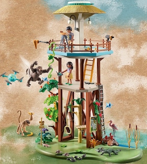 Foto 2 | Torre De Investigación Wiltopia De Juguete Playmobil Con Brújula Para Niños - Venta Internacional.