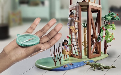 Foto 5 | Torre De Investigación Wiltopia De Juguete Playmobil Con Brújula Para Niños - Venta Internacional.