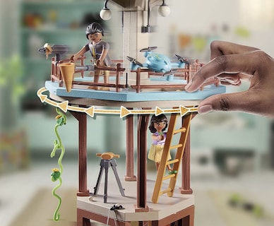 Foto 6 | Torre De Investigación Wiltopia De Juguete Playmobil Con Brújula Para Niños - Venta Internacional.