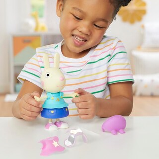 Foto 7 | Figura De Peppa Pig Rebecca Rabbit Para Disfraz Con 6 Accesorios - Venta Internacional.