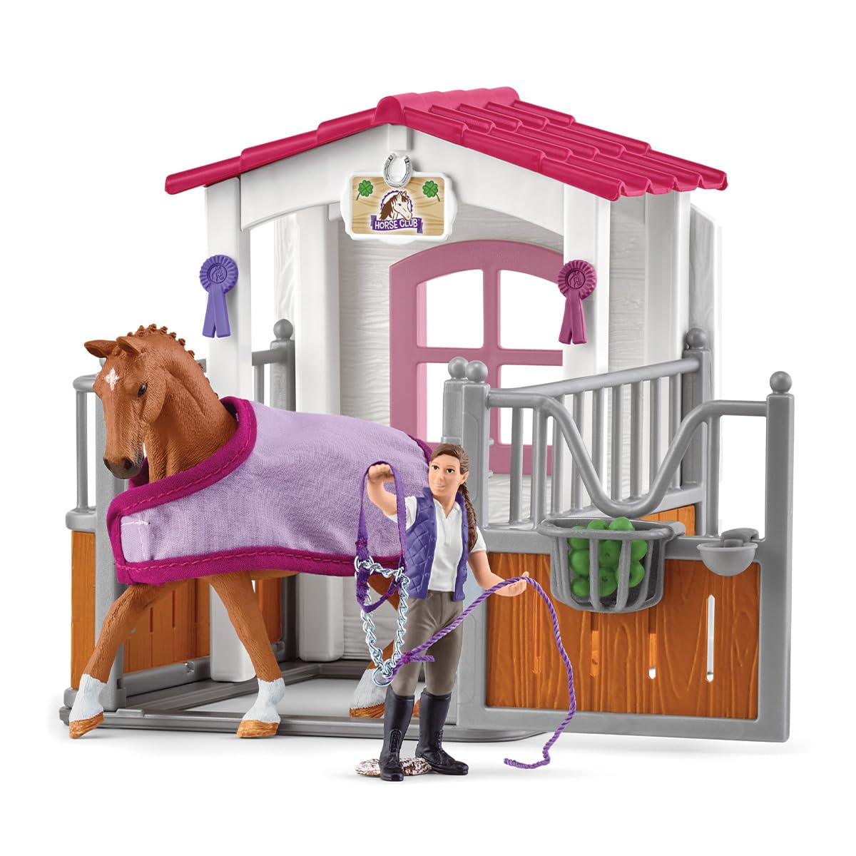 Foto 5 pulgar | Set De Juguetes Schleich Horse Club Para Lavar Caballos Con Establo, 13 Piezas - Venta Internacional.