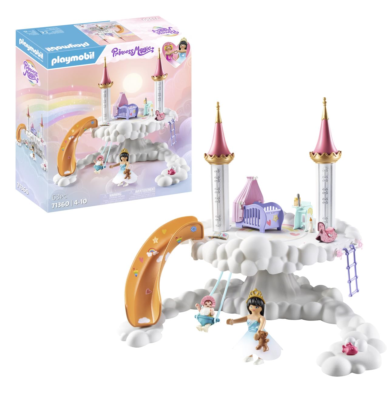 Foto 1 | Habitación Para Bebés Playmobil En Las Nubes Con Silla Alta, Cuna Y Más - Venta Internacional.